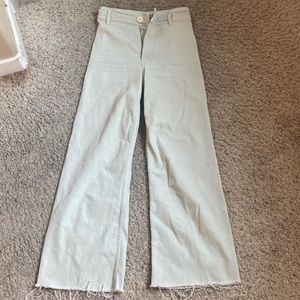 Sage green Zara Marine straight